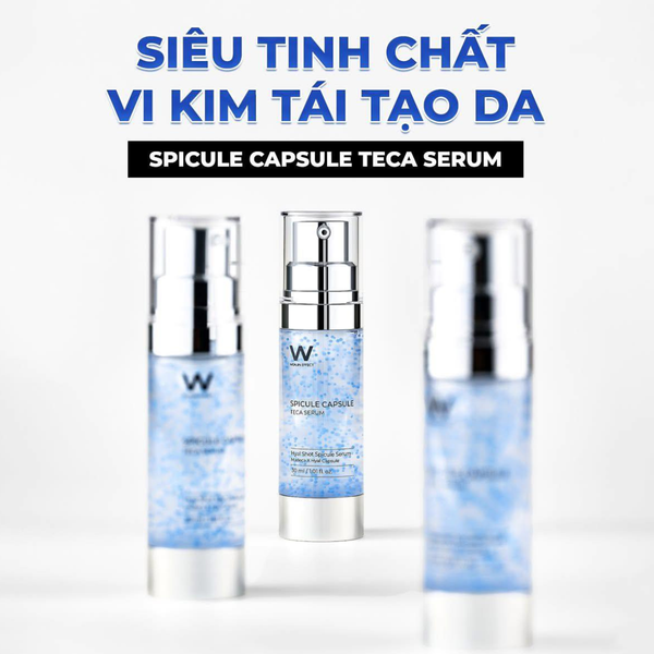 (Mẫu mới) Tinh chất vi kim tái tạo da Wonjin Effect Spicule Capsule Teca Serum 30ml 