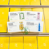  (Hộp 30 miếng) Mặt Nạ Giấy Dưỡng ẩm Wonjin Effect Concentrated Essence Mask 350g 