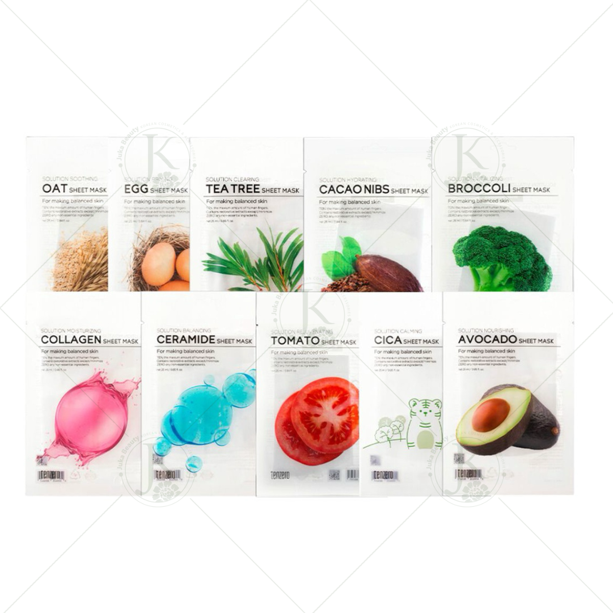  Mặt nạ giấy Tenzero Solution Sheet Mask 25ml (1 miếng) 