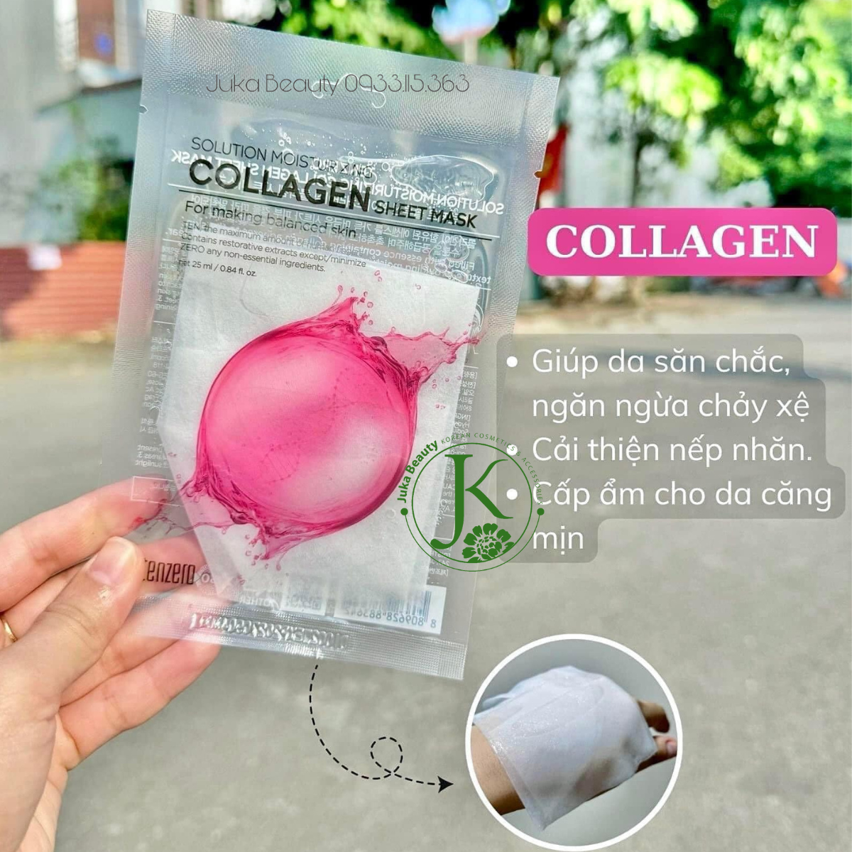  Mặt nạ giấy Tenzero Solution Sheet Mask 25ml (1 miếng) 