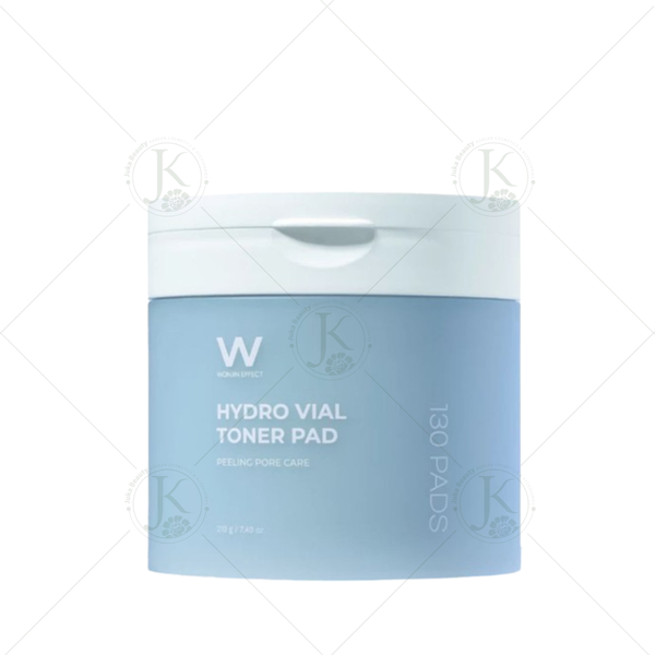  Toner Pad Cấp ẩm, Căng Bóng Da Wonjin Effect Hydro Vial Toner Pad 210ml (130 miếng) 