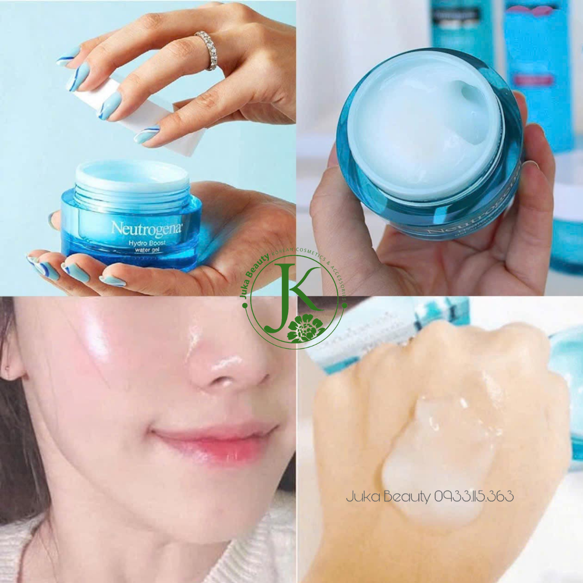  (Mẫu mới) Kem dưỡng ẩm, cấp nước Neutrogena Hydro Boost Hyaluronic Acid Water Gel 50g 