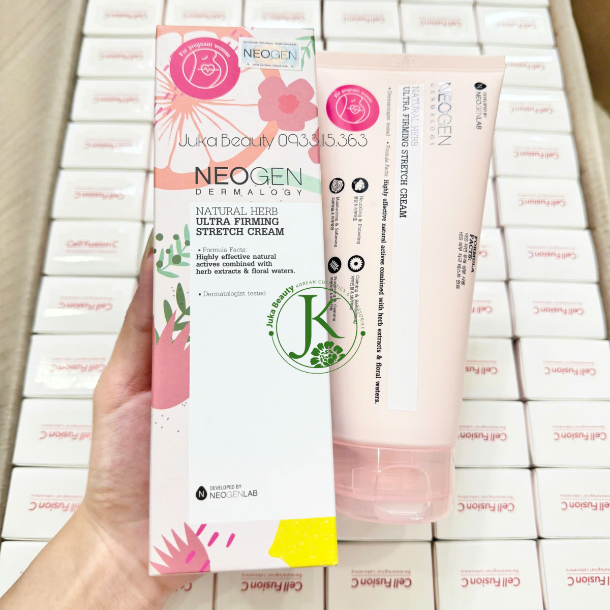  Kem Dưỡng Giảm Rạn Da, Mờ Sẹo, Săn Chắc Da Neogen Dermalogy Natural Herb Ultra Firming Stretch Cream 200ml 