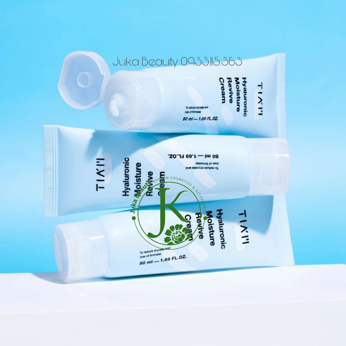  Kem Dưỡng Cấp Ẩm, Căng Bóng Tiam Hyaluronic Moisture Revive Cream 50ml 