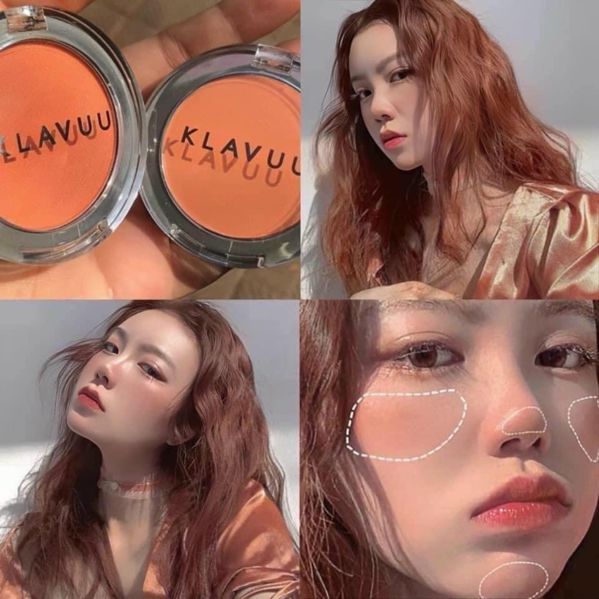  Phấn Má Hồng Klavuu Urban Pearlsation Natural Powder Blusher 5.5g 