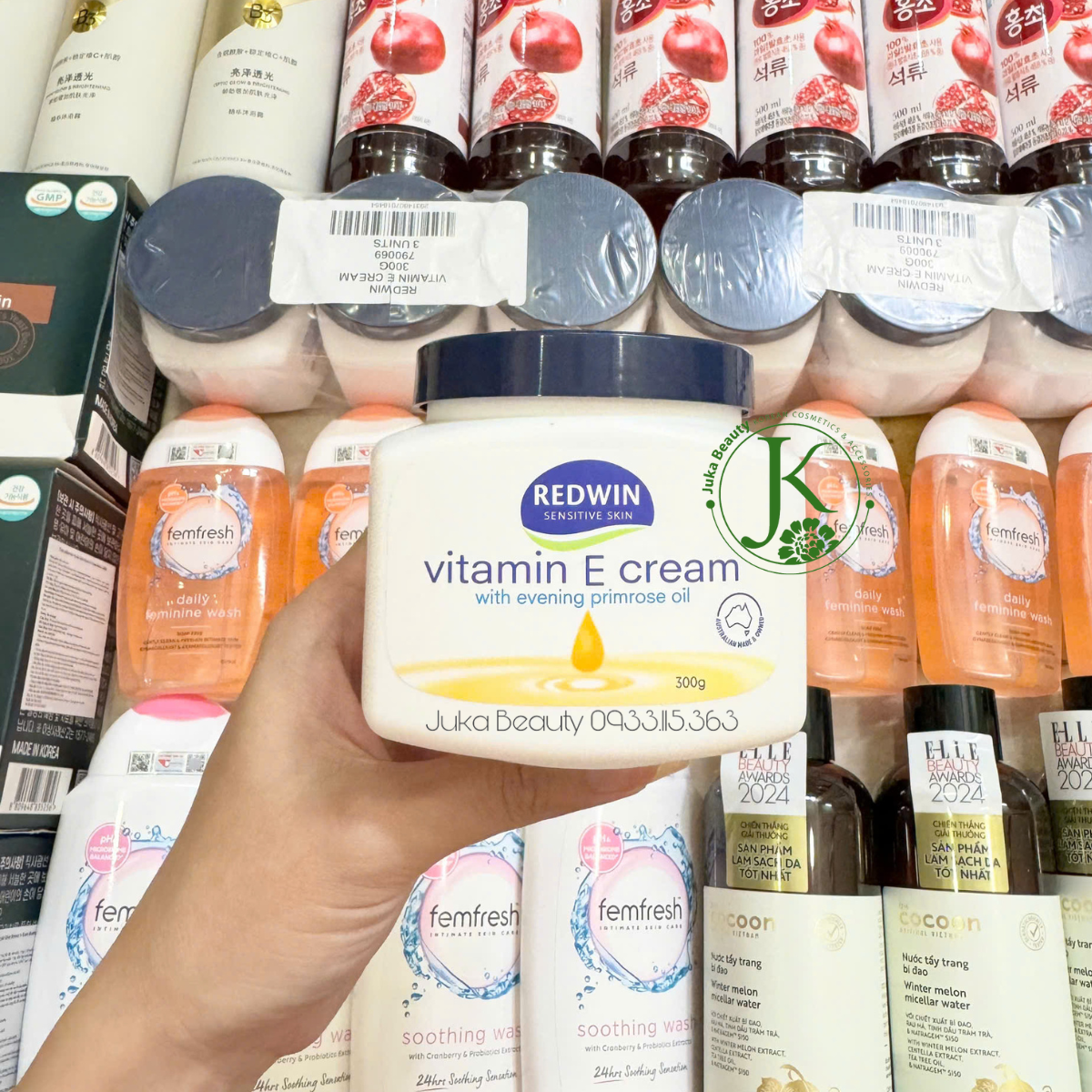  Kem Dưỡng ẩm Đa Năng Toàn Thân Redwin Vitamin E Cream 300g 