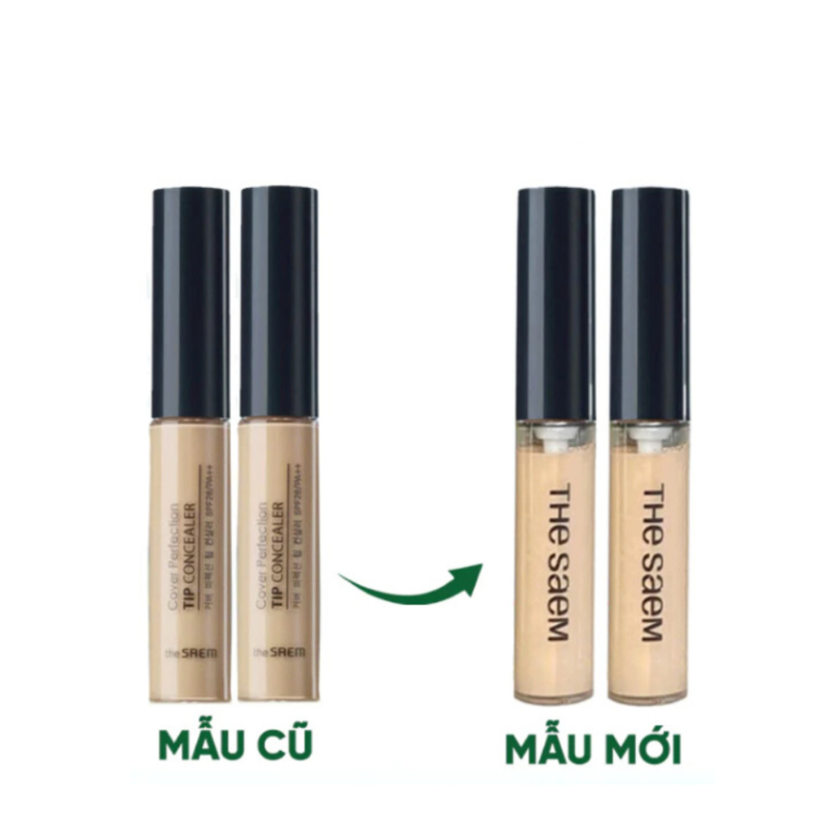  Kem Che Khuyết Điểm The Saem Cover Perfection Tip Concealer 6.5g 