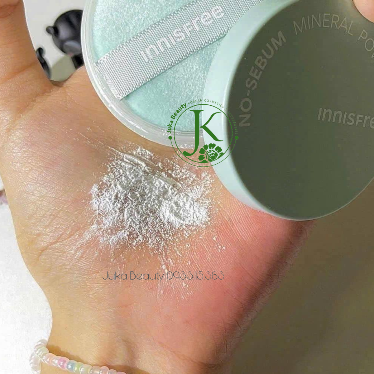 Phấn Phủ Dạng Bột, Kiềm Dầu Innisfree No Sebum Mineral Powder 5g (Mẫu Mới) 