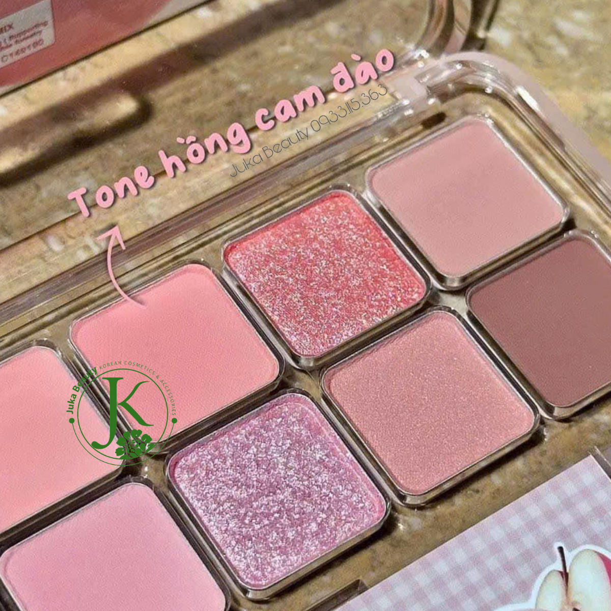  Bảng phấn mắt 12 ô Clio Pro Eye Palette Air 7.2g ( Every Fruit Grocery Edition) 