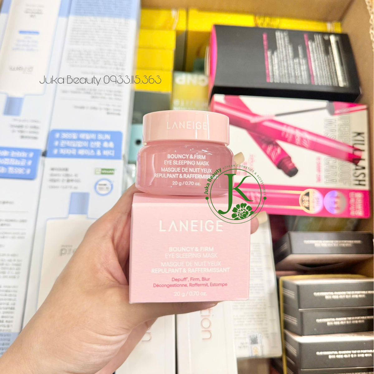  Mặt Nạ Ngủ Chăm Sóc Da Mắt Laneige Bouncy & Firm Eye Sleeping Mask 
