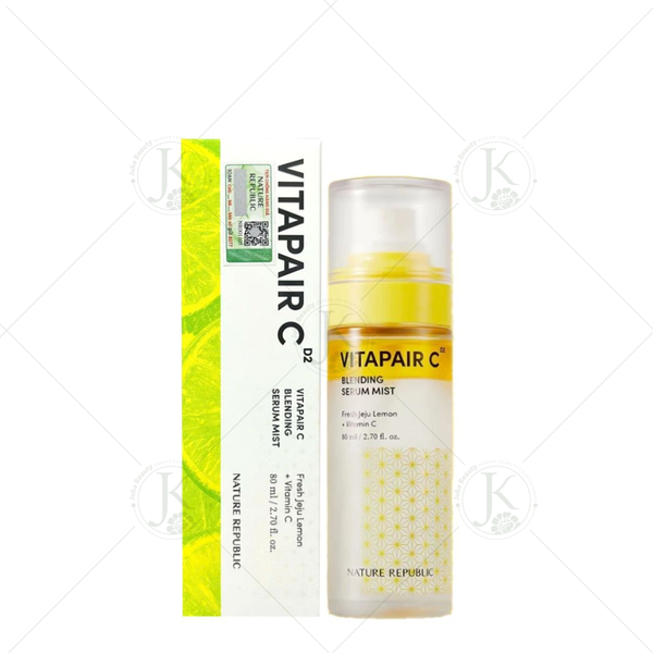  Tinh chất dạng xịt khoáng Nature Republic Vitapair C Blending Serum Mist 80ml 