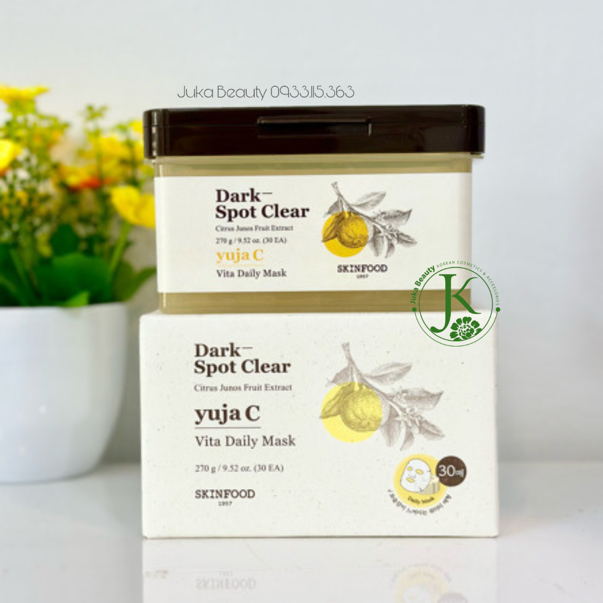  Mặt Nạ Cấp ẩm, Dưỡng Da Hàng Ngày SKINFOOD Daily Mask 270g (30 MIẾNG) 