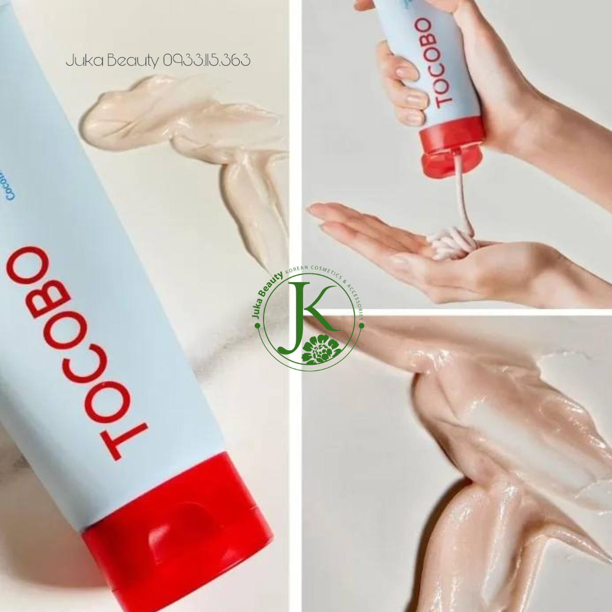  Sữa Rửa Mặt Đất Sét Tocobo Coconut Clay Cleansing Foam 150ml 