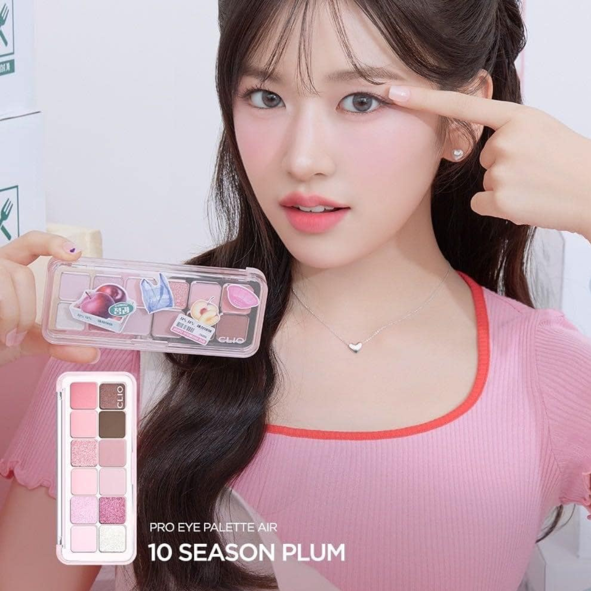  Bảng phấn mắt 12 ô Clio Pro Eye Palette Air 7.2g ( Every Fruit Grocery Edition) 