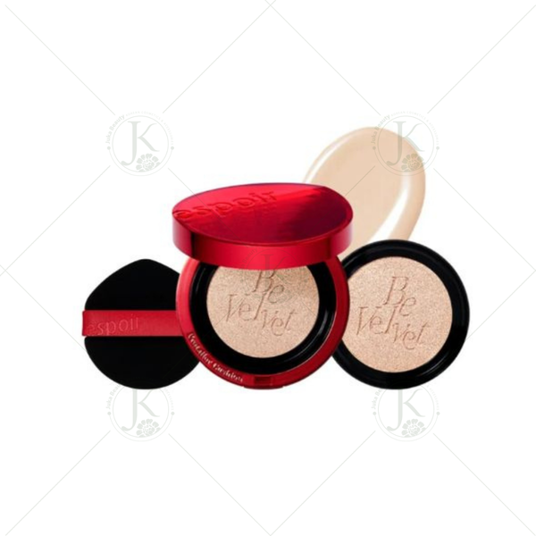  Phấn Nước Che Phủ Khuyết Điểm, Lâu Trôi Espoir Be Velvet Cover Cushion SPF42 PA++ 13g 