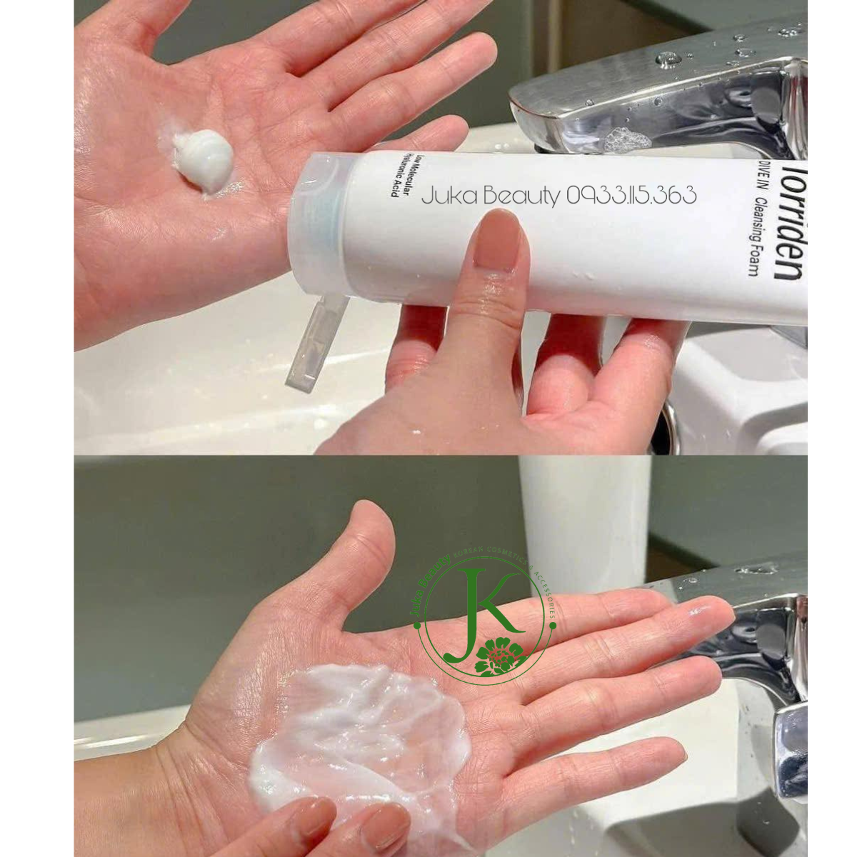  Sữa Rửa Mặt Dưỡng ẩm, Tạo Bọt Torriden Dive In Low Molecular Hyaluronic Acid Cleansing Foam 150ml 
