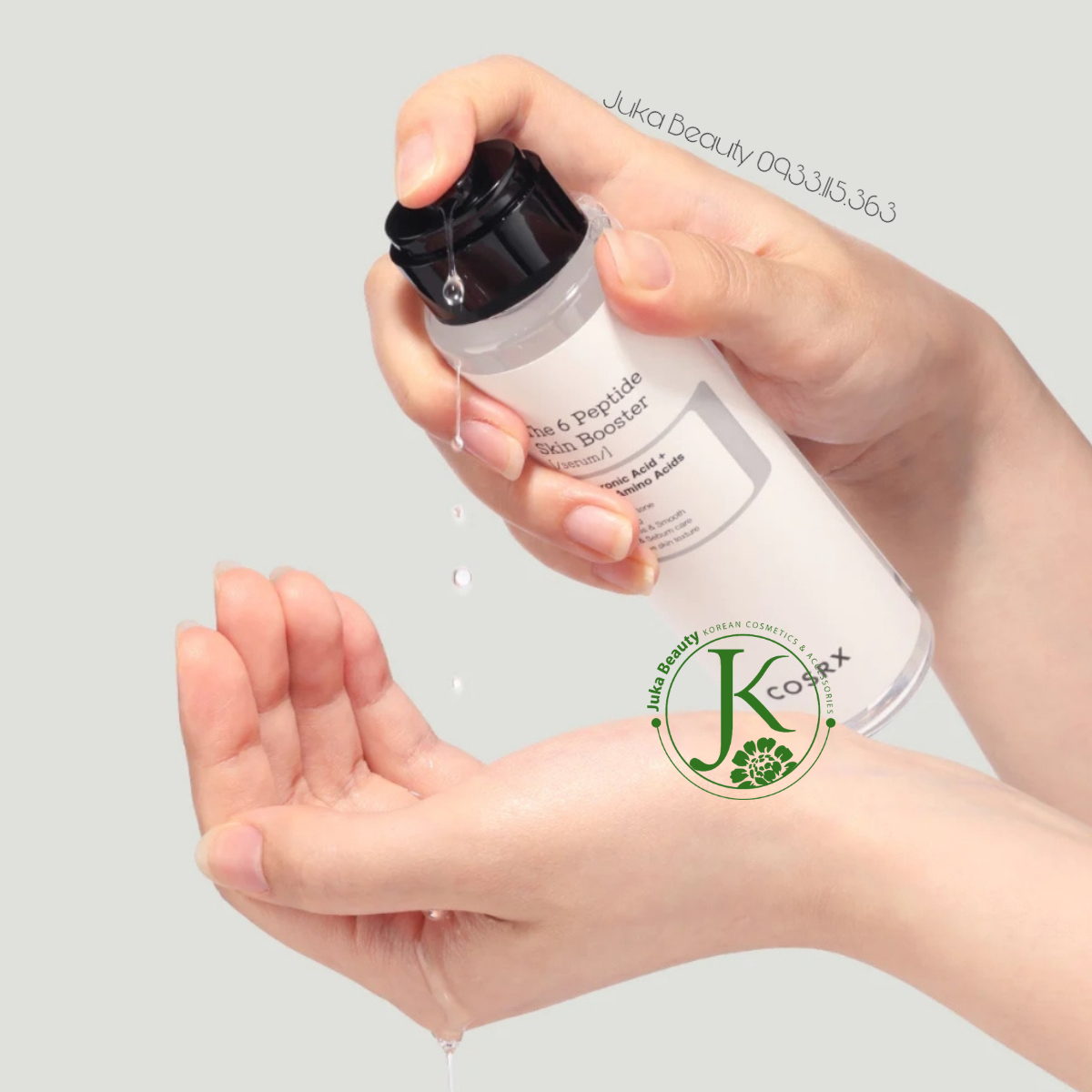  Tinh Chất Ngừa Lão Hóa, Cấp Ẩm, Dưỡng Sáng Cosrx 6 Peptide Skin Booster Serum 150ml 