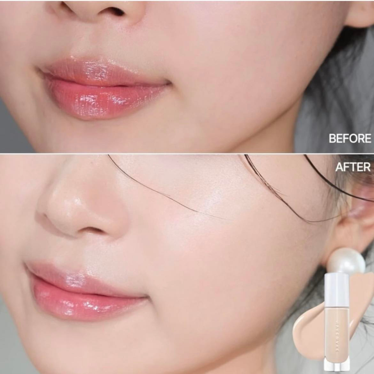 Kem Nền Căng Bóng Da Wakemake Water Velvet Cover Foundation SPF30 PA+++ 30ml 