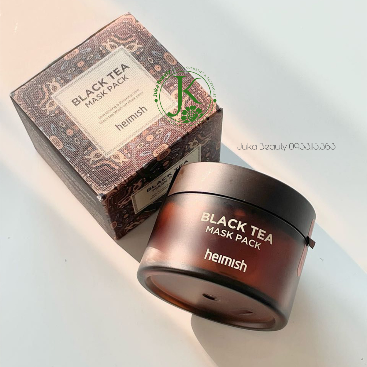  Mặt nạ trà đen dạng rửa Heimish Black Tea Mask Pack 110ml 