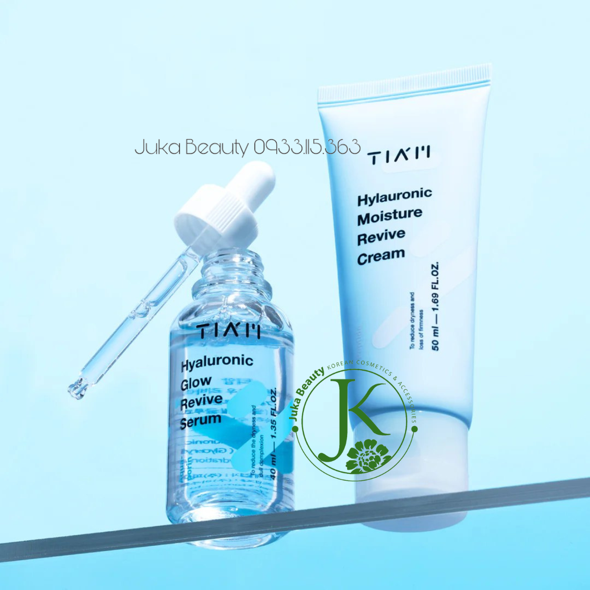  Kem Dưỡng Cấp Ẩm, Căng Bóng Tiam Hyaluronic Moisture Revive Cream 50ml 