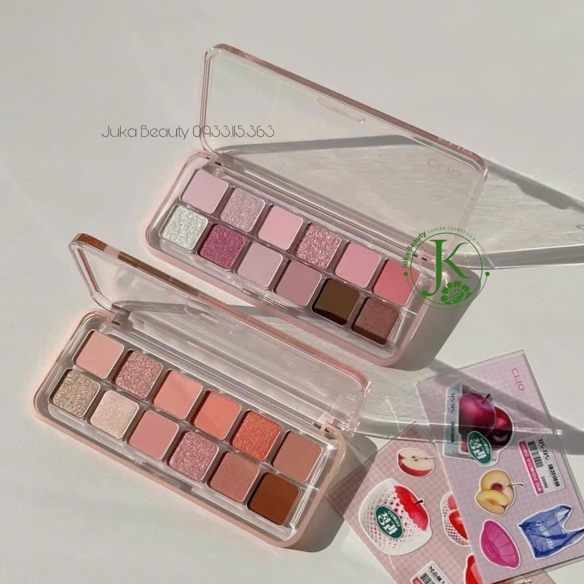  Bảng phấn mắt 12 ô Clio Pro Eye Palette Air 7.2g ( Every Fruit Grocery Edition) 