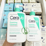  Sữa Rửa Mặt Sạch Da, Dịu Nhẹ Dành Cho Da Dầu CeraVe Foaming Cleanser For Oily Skin 236ml/ 473ml (Bản Pháp) 