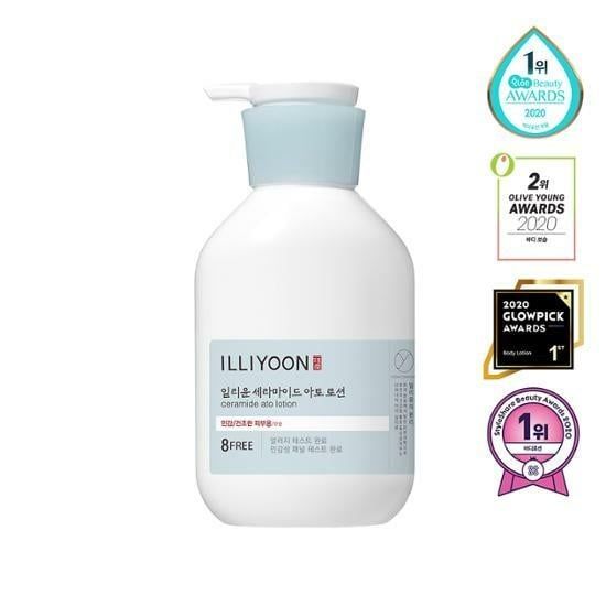  Sữa Dưỡng Thể Dưỡng ẩm, Mềm Mịn Da Dành cho Mặt và Body Illiyoon Ceramide Ato Lotion 