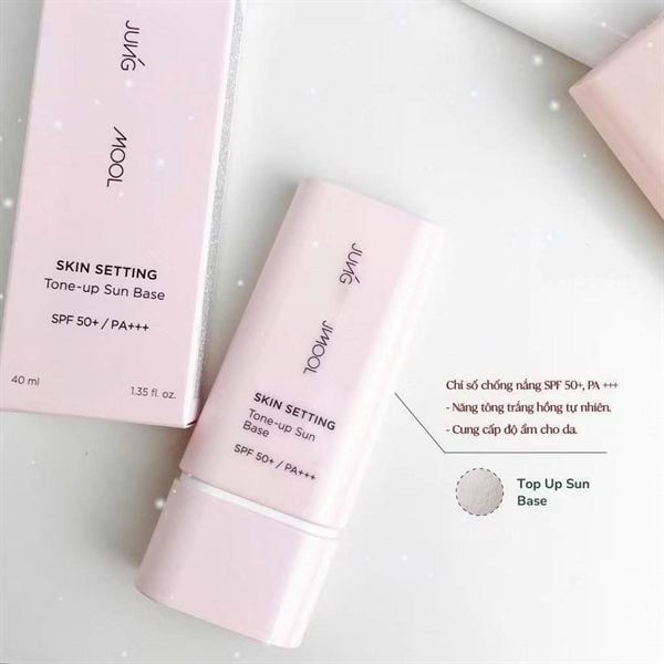  (Mẫu mới) Kem Lót Nâng Tone, Kiềm Dầu Jung Saem Mool Skin Setting Sun Base SPF50+ PA+++ 40ml 