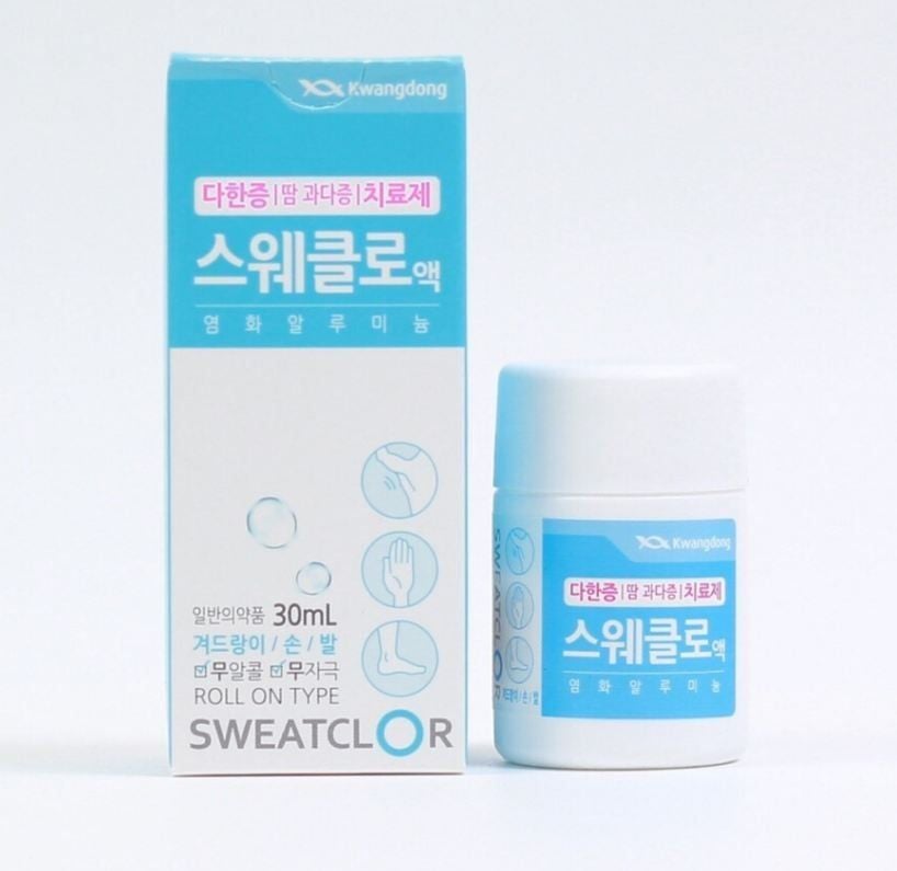  Lăn Khử Mùi Giảm Mồ Hôi Kháng Khuẩn Kwangdong Sweatclor Hàn Quốc 30ml 