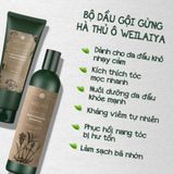  Bộ dầu gội - xả chiết xuất gừng hà thủ ô cấp ẩm giảm rụng tóc Weilaiya Zingiber Officinale Juice Bright Hair 