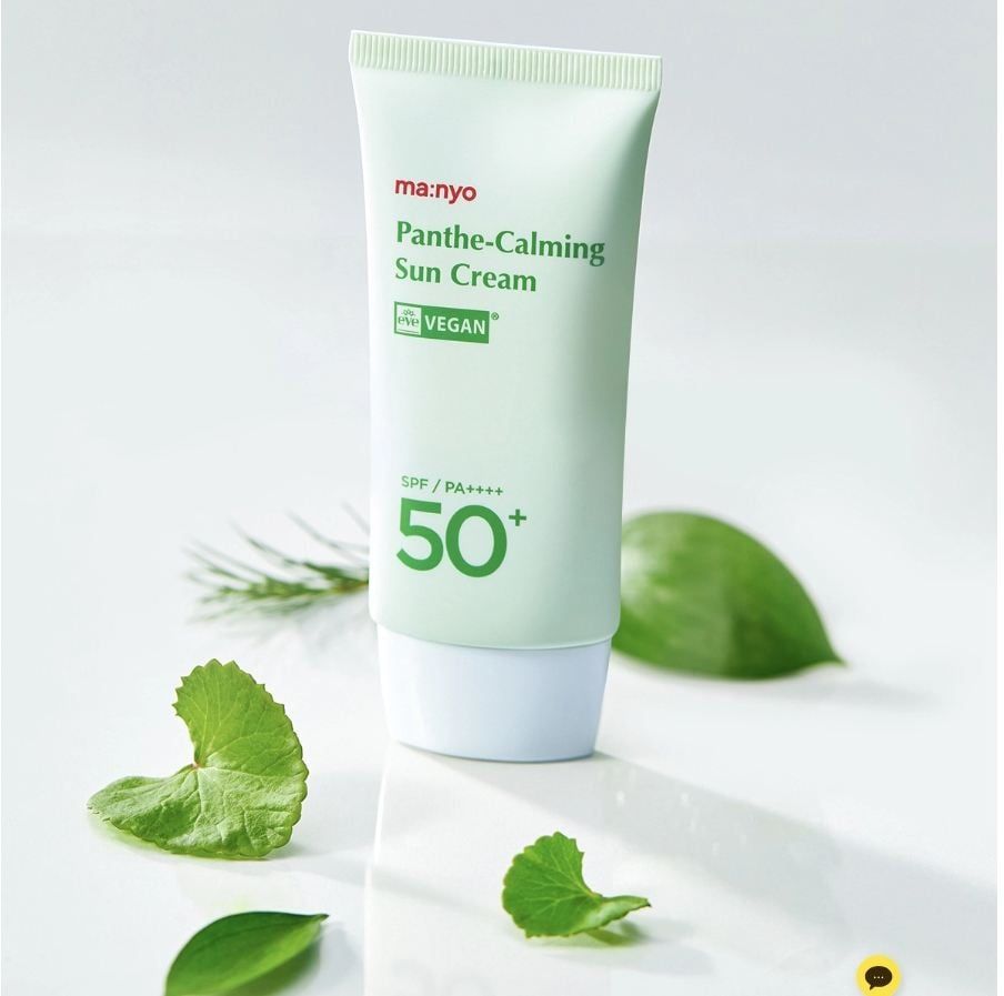  Kem Chống Nắng Cho Da Nhạy Cảm Manyo Panthe Calming Sun Cream SPF50+ PA++++ 50ml (XANH LÁ) 