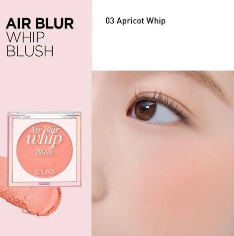 (NEW) Phấn Má Hồng Dạng Thạch Clio Air Blur Whip Blush 3g 