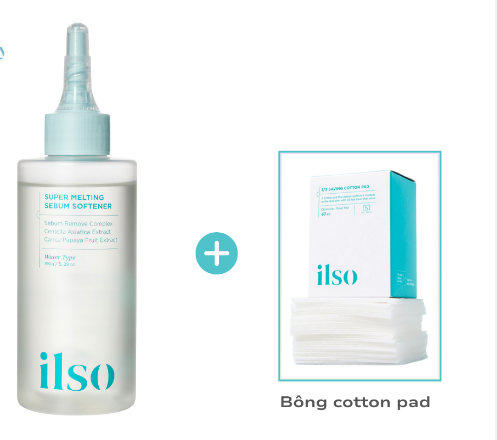  Tinh Chất Ủ Mụn Đầu Đen Ilso Sebum Super Melting Serum Softener 150ml 