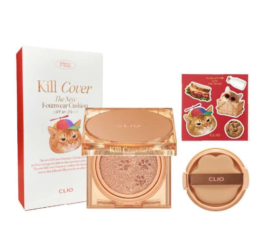  (Kèm Lõi) Phấn Nước Che Phủ Hoàn Hảo Clio Kill Cover The New Founwear Cushion SPF50+ PA+++ 