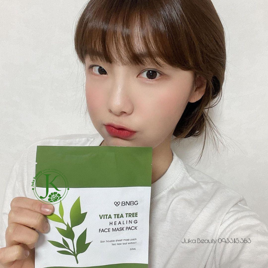  Mặt Nạ Tràm Trà Giảm Mụn BNBG Vita Tea Tree Healing Face Mask Pack 30ml 