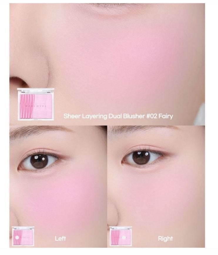  Má Hồng Wakemake Sheer Layering Dual Blusher 5g 