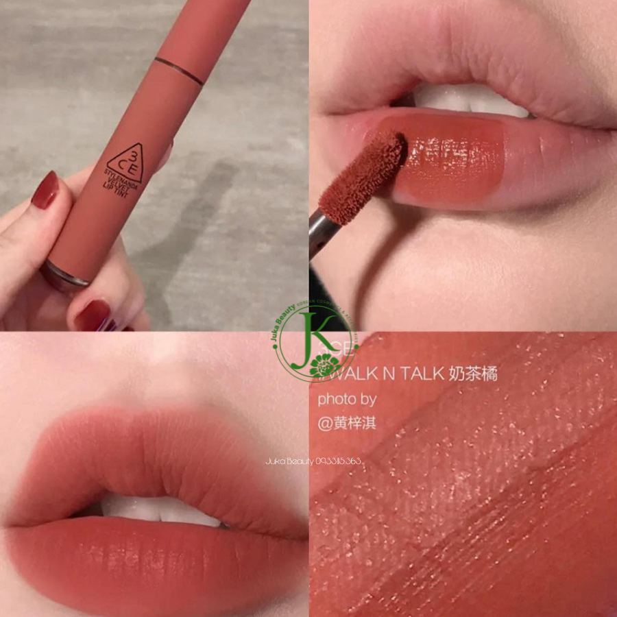  Son Kem Lì Lâu Trôi 3CE Velvet Lip Tint 4g 