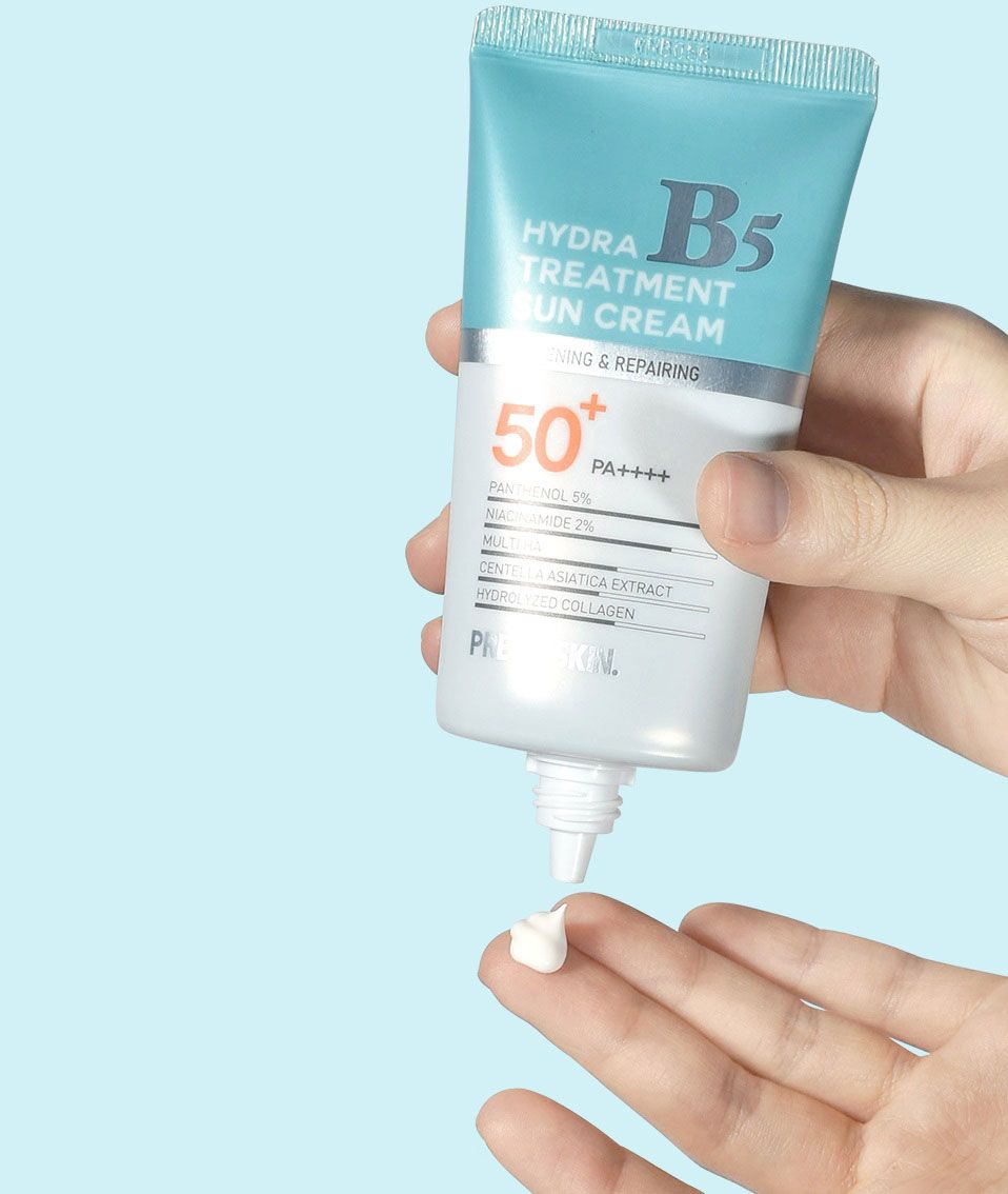  Kem Chống Nắng Phổ Rộng, Phục Hồi Da PrettySkin Hydra B5 Treatment Sun Cream SPF50+ PA++++ 50ml 