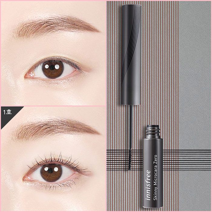  Mascara siêu mảnh chống trôi Innisfree Skinny Microcara Zero 3.5g 