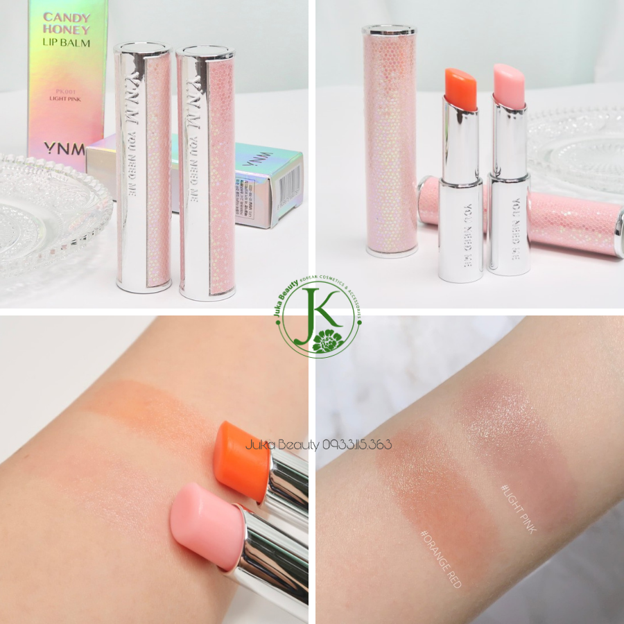  Son dưỡng môi mật ong có màu YNM Candy Honey Lip Balm 