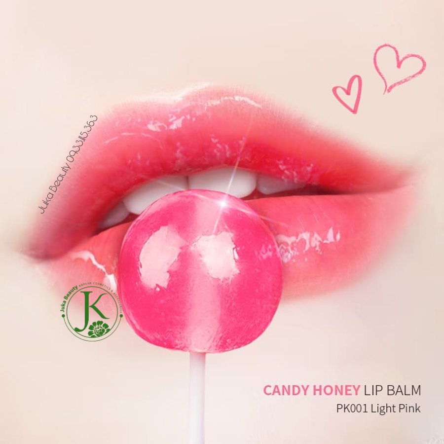  Son dưỡng môi mật ong có màu YNM Candy Honey Lip Balm 