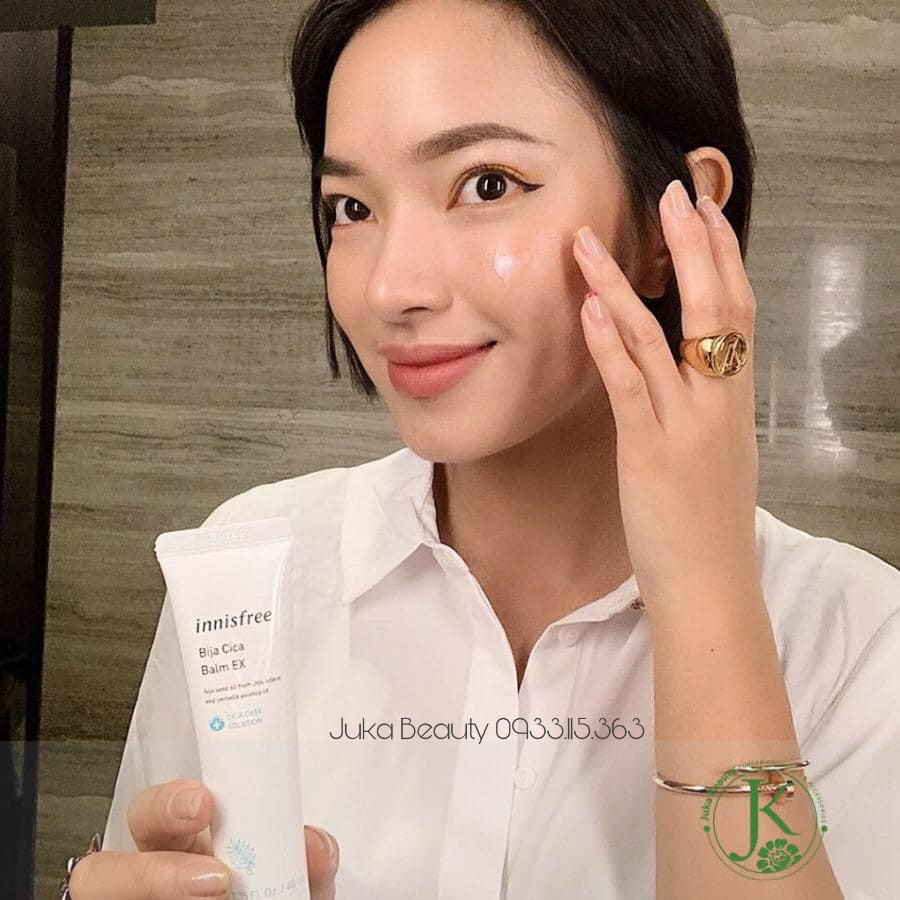  Kem Dưỡng dạng Gel Giảm Mụn, Làm Dịu Da Kích Ứng Innisfree Bija Cica Balm Ex 40ml 