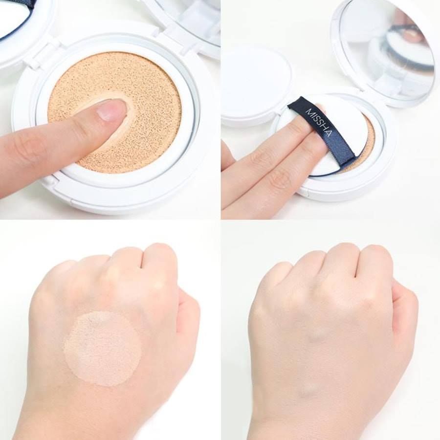 Phấn nước che phủ, kiềm dầu Missha Magic Cover Lasting Cushion SPF50+ –  Juka Beauty