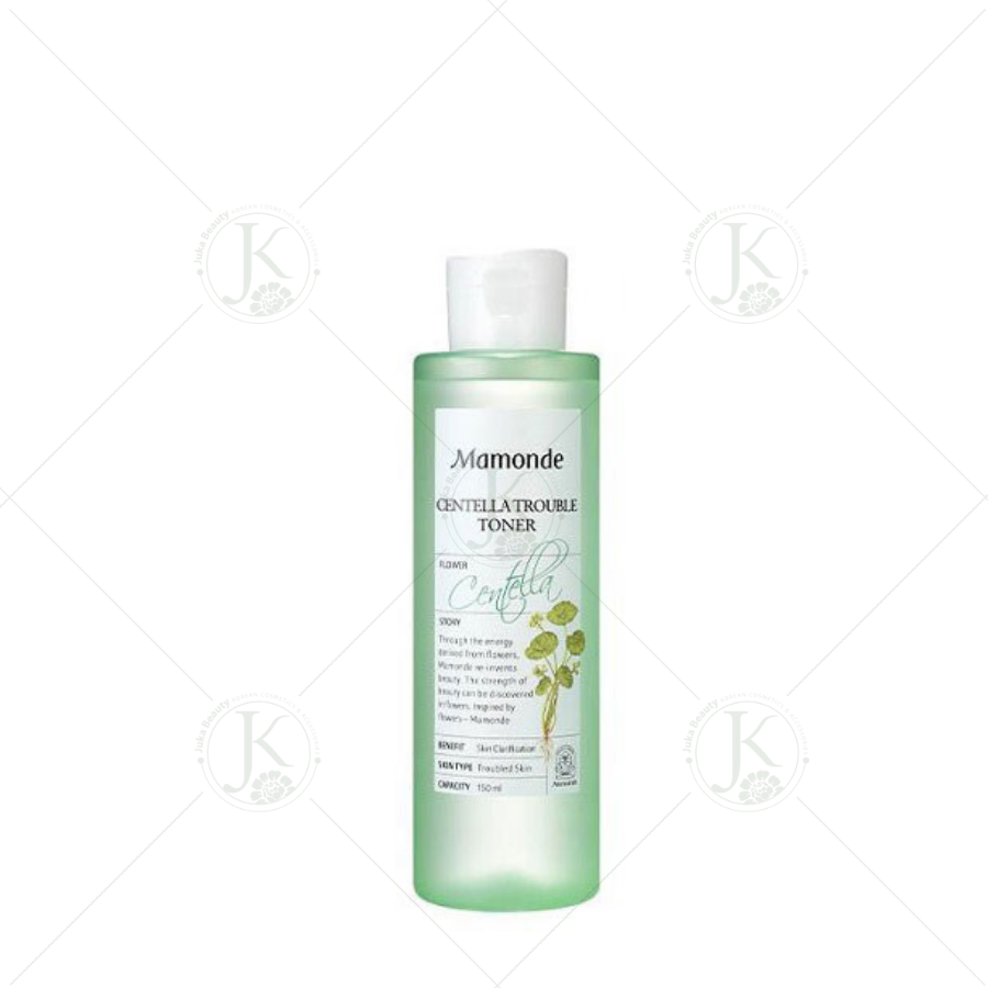  Nước hoa hồng chiết xuất rau má Mamonde Centella Trouble Toner 250ml 