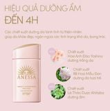  Sữa Chống Nắng Dịu Nhẹ Anessa Perfect UV Sunscreen Mild Milk For Sensitive Skin SPF50+ PA+++ 60ml 