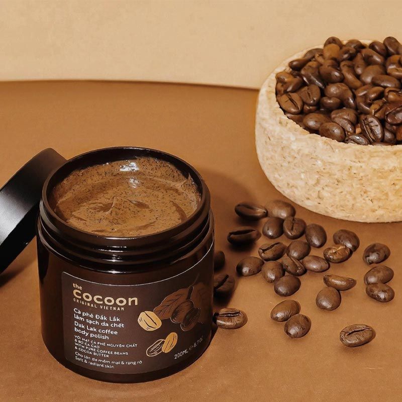  Tẩy Tế Bào Chết Toàn Thân Cocoon Dak Lak Coffee Body Polish 