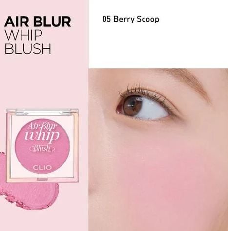  (NEW) Phấn Má Hồng Dạng Thạch Clio Air Blur Whip Blush 3g 