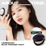  Phấn phủ Kiềm Dầu Nâng Tone Da About Tone Blur Powder Pact 9g (Đen) 