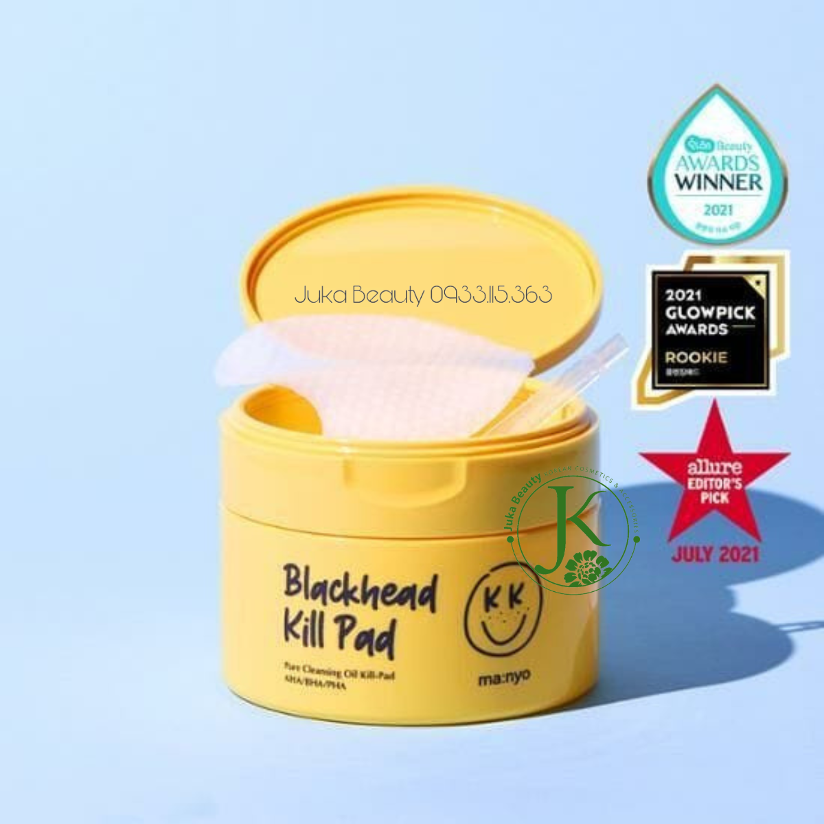  Dầu Tẩy Trang Dạng Miếng Manyo Blackhead Kill Pad All In One Deep Cleansing 200ml (50 miếng) 