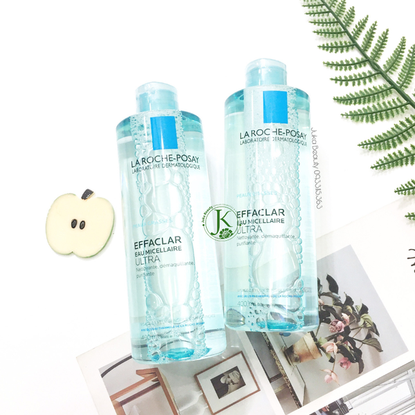  Nước Tẩy Trang Kiểm Soát Nhờn La Roche-Posay Micellar Water - Peaux Grasses Oily Skin 400ml (Xanh ngọc) 